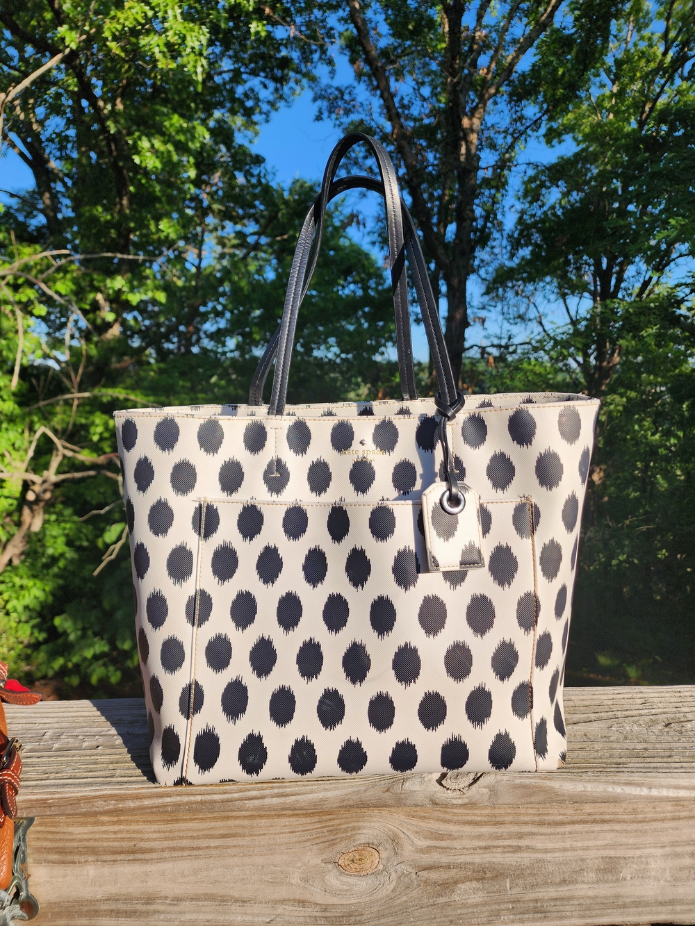Kate Spade Polka Dot Large Tote